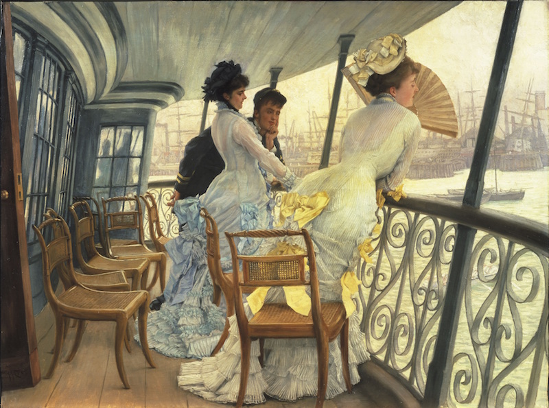 James Tissot (1836-1902). L’ambigu moderne : Tissot, La galerie du HMS ?á Calcutta